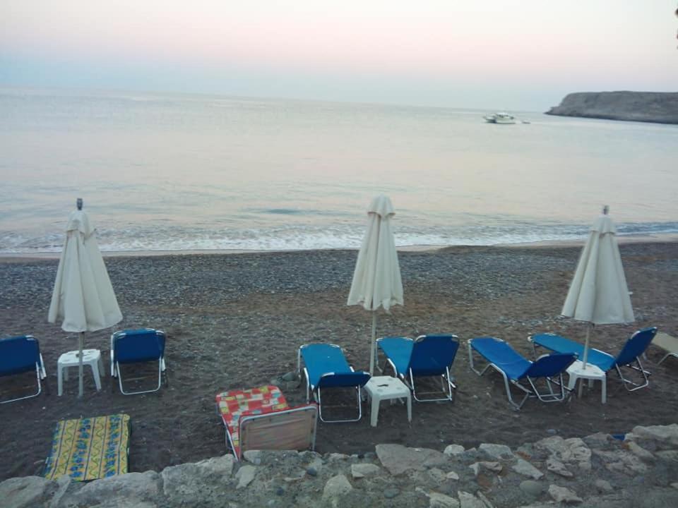 Beachfront Apartment Kato Zakros Zákros Exterior foto
