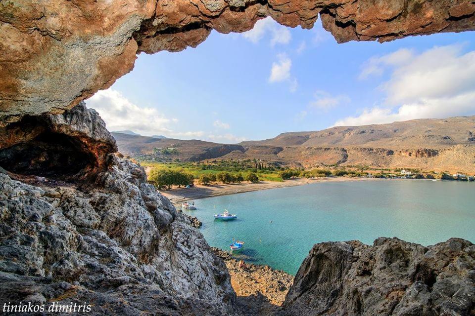 Beachfront Apartment Kato Zakros Zákros Exterior foto